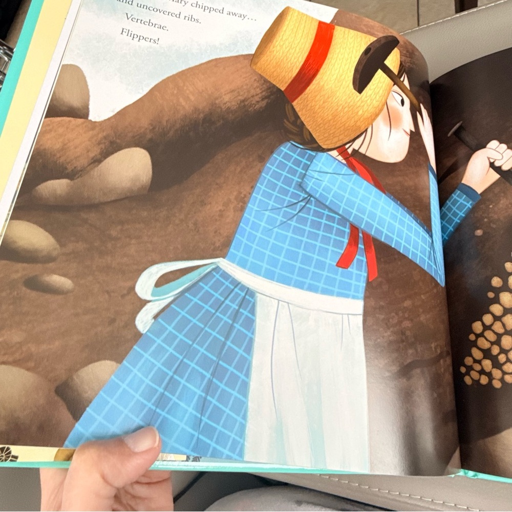 Dinosaur Lady Hardcover Kids Book Mary Anning Biography Picture Book - Picture 3 of 7